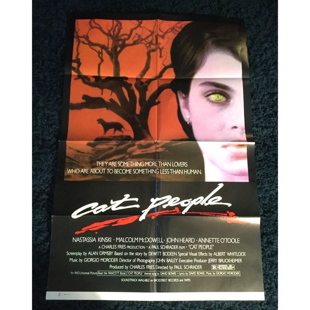 Cat people 1982 Horror Movie Theatre Lobby Poster Canada Natassja Kinski - Picture 1 of 4